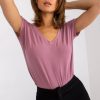 Pink T-shirt in Women`s Tops, T-shirts, Singlets with Cotton and Spandex