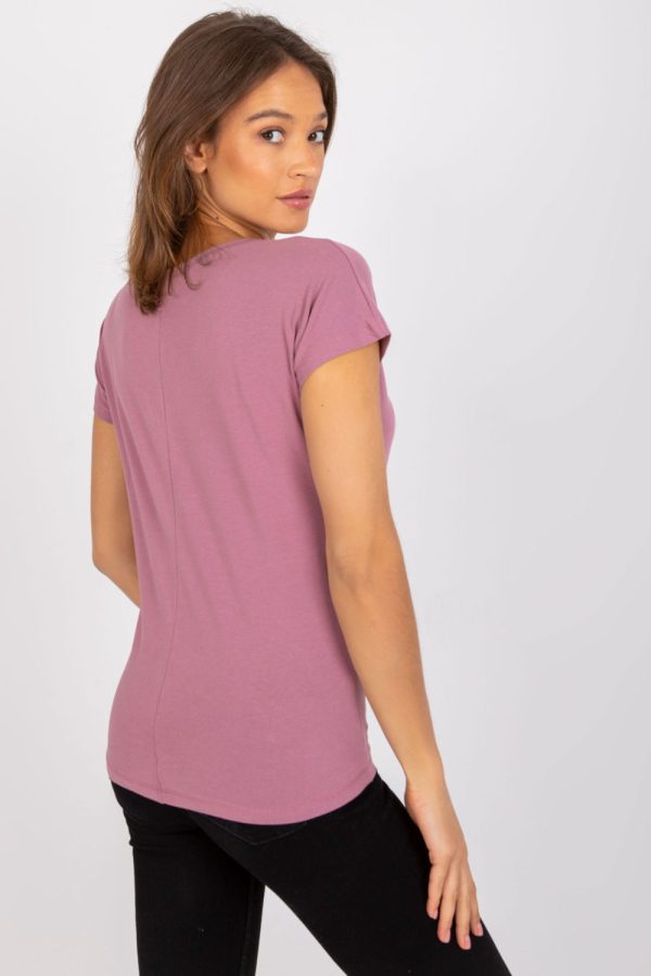 Pink T-shirt in Women`s Tops, T-shirts, Singlets with Cotton and Spandex