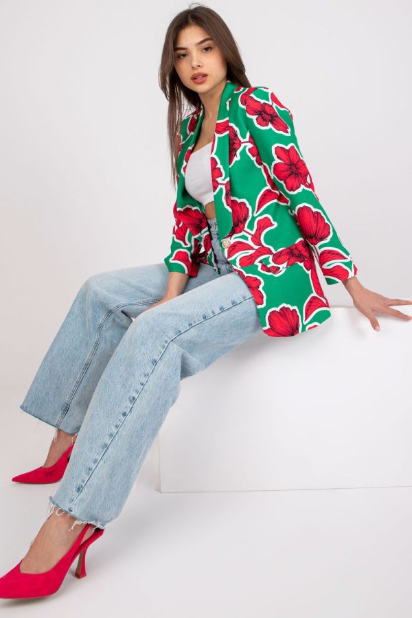 green Jacket model 168557 Italy Moda