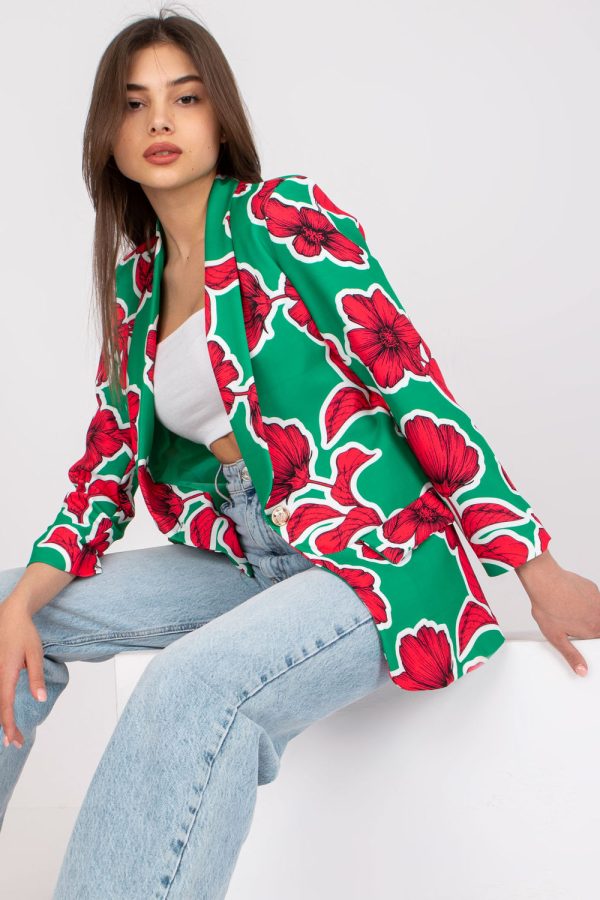 green Jacket model 168557 Italy Moda