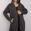 Grey Sweatshirt in Sweatshirts For Women with Cotton and Spandex