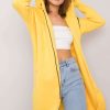 Yellow Sweatshirt in Sweatshirts For Women with Cotton and Spandex