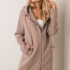 Beige Sweatshirt in Sweatshirts For Women with Cotton and Spandex