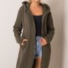 Green Sweatshirt in Sweatshirts For Women with Cotton and Spandex