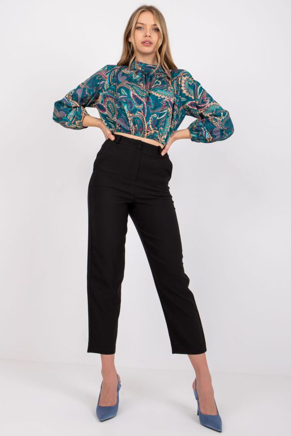Green Blouse in Women`s Blouses, Tunics with Spandex and Polyester