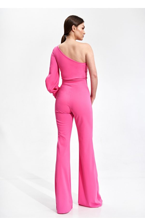 Pink Suit in Playsuits For Women with Spandex and Polyester