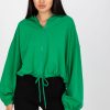 948239 Green Sweatshirt in Sweatshirts For Women with Cotton and Spandex