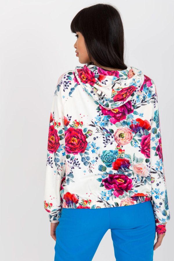 Red Sweatshirt in Sweatshirts For Women with Spandex and Viscose
