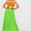 Green Skirt in Skirts with Spandex, Polyester and Viscose