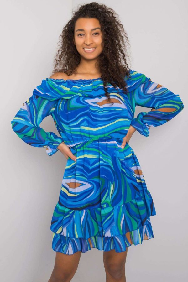 blue Daydress model 169532 Italy Moda