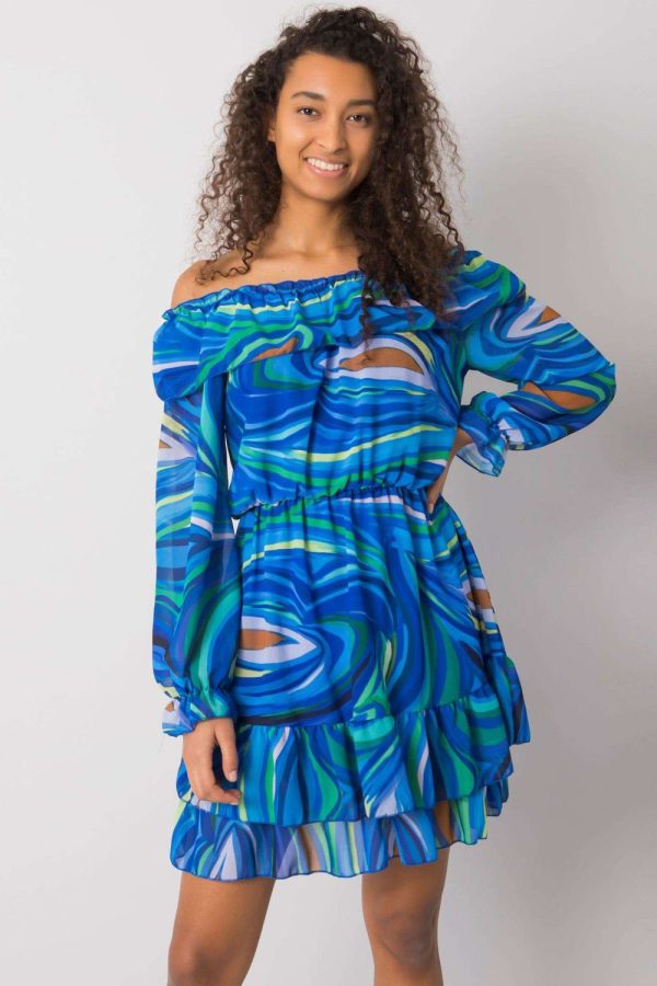 blue Daydress model 169532 Italy Moda