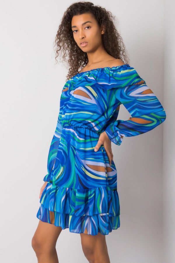 blue Daydress model 169532 Italy Moda