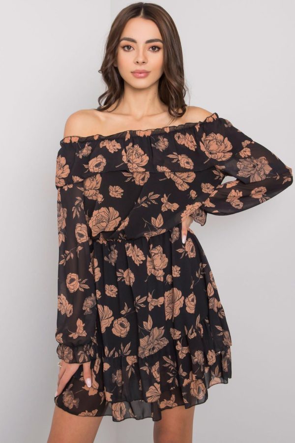 brown Daydress model 169538 Italy Moda