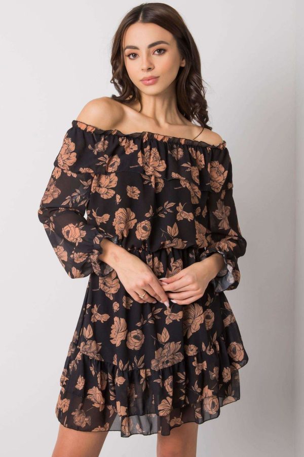 brown Daydress model 169538 Italy Moda