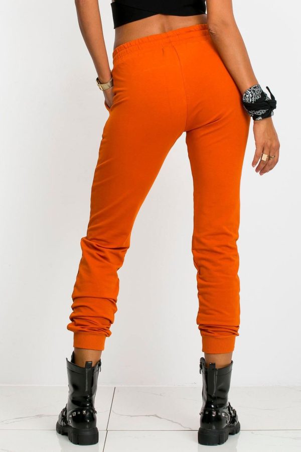 Pink Tracksuit Trousers in Women`s Tracksuit Bottoms, Sports Pants with Cotton and Spandex