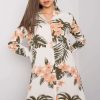 949363 Beige Daydress in Day Dresses with Viscose