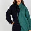Black Sweatshirt in Sweatshirts For Women with Cotton and Spandex