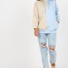 Blue Sweatshirt in Sweatshirts For Women with Cotton and Spandex