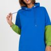 Blue Sweatshirt in Sweatshirts For Women with Cotton and Spandex