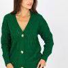 Green Cardigan in Cardigans For Women, Ponchos with Acrylic