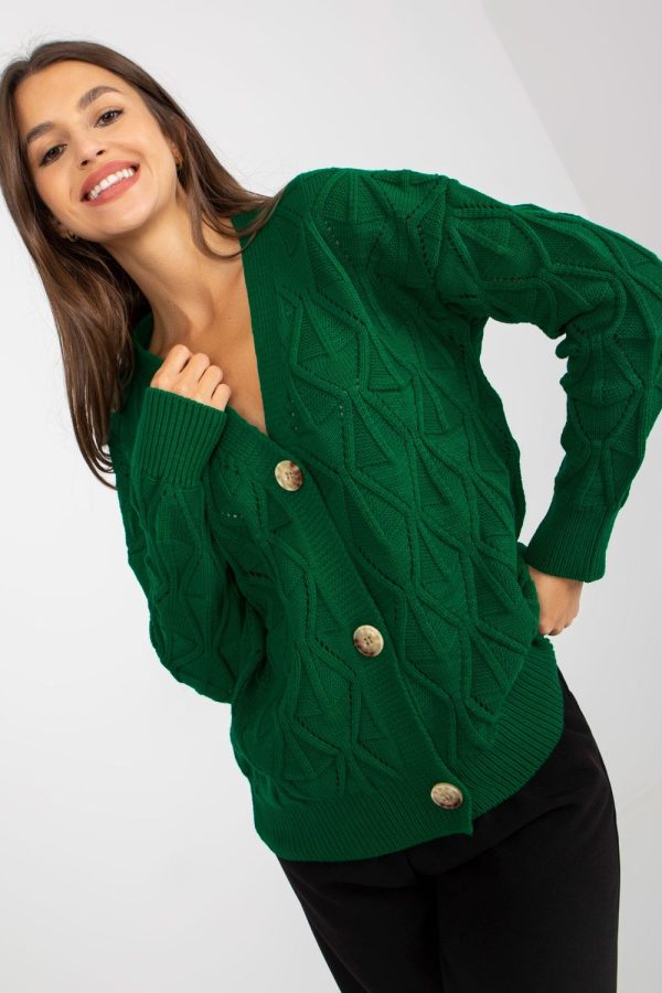 Green Cardigan in Cardigans For Women, Ponchos with Acrylic