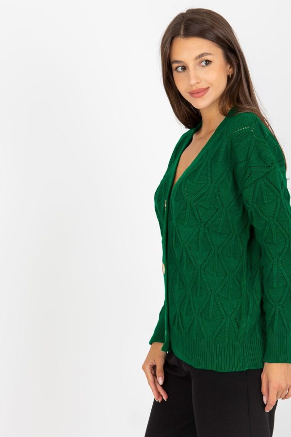 Green Cardigan in Cardigans For Women, Ponchos with Acrylic