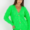 Green Cardigan in Cardigans For Women, Ponchos with Acrylic