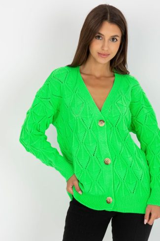 Green Cardigan in Cardigans For Women, Ponchos with Acrylic