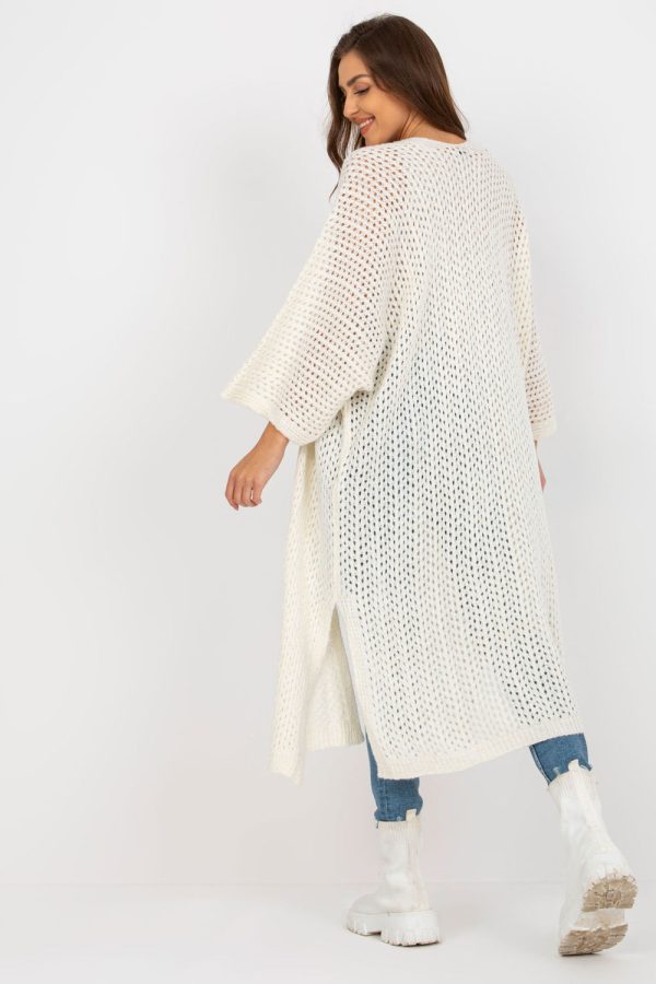 Beige Cardigan in Cardigans For Women, Ponchos with Acrylic, Polyamide, Viscose and Wool