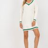 White Daydress in Day Dresses with Acrylic