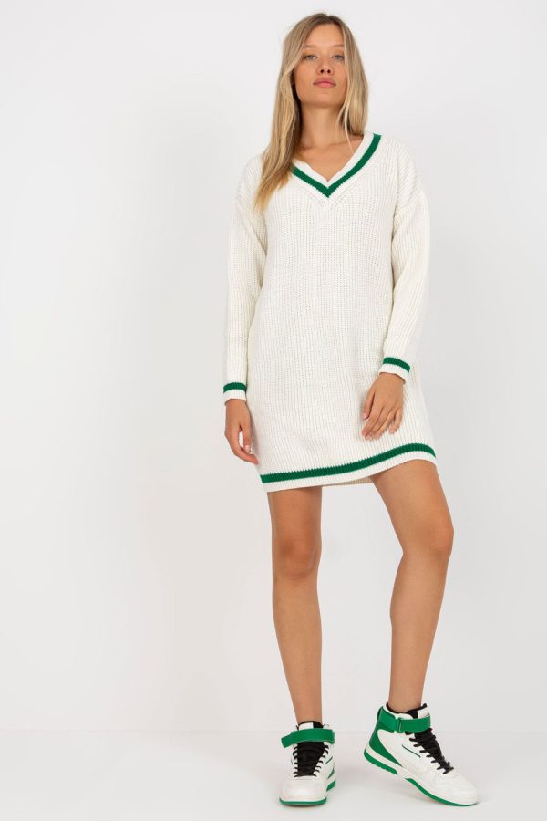 White Daydress in Day Dresses with Acrylic