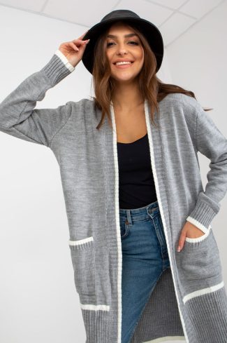 Grey Cardigan in Cardigans For Women, Ponchos with Acrylic