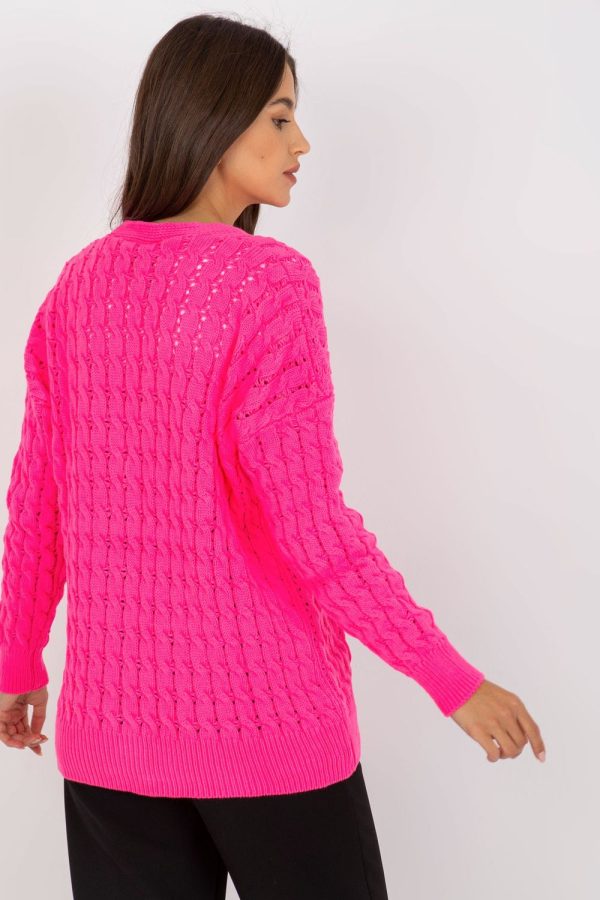 Pink Cardigan in Cardigans For Women, Ponchos with Acrylic