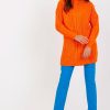 Orange Turtleneck in Sweaters, Pullovers, Jumpers, Turtlenecks, Boleros, Shrugs with Acrylic and Wool