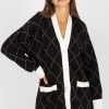 Black Cardigan in Cardigans For Women, Ponchos with Acrylic