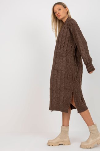 Brown Cardigan in Cardigans For Women, Ponchos with Acrylic