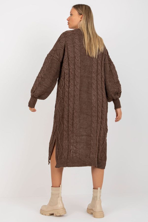 Brown Cardigan in Cardigans For Women, Ponchos with Acrylic