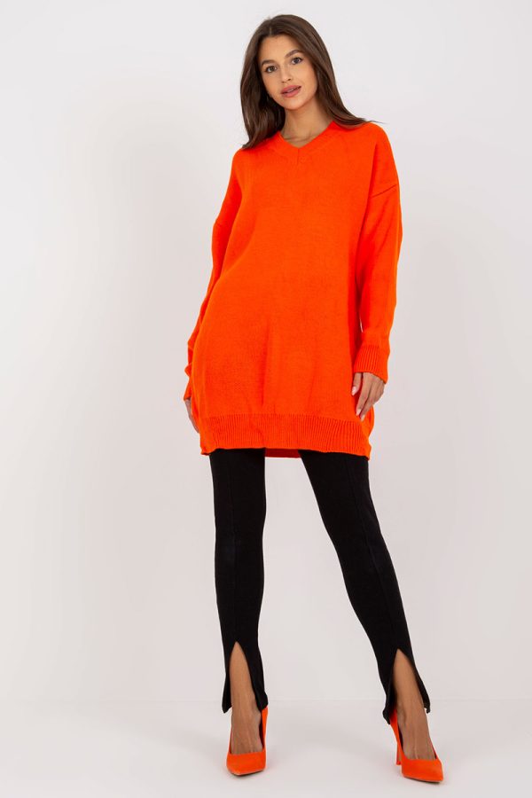 Orange Daydress in Day Dresses with Acrylic