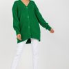 Green Cardigan in Cardigans For Women, Ponchos with Acrylic