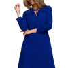 Blue Daydress in Day Dresses with Spandex, Polyester and Viscose