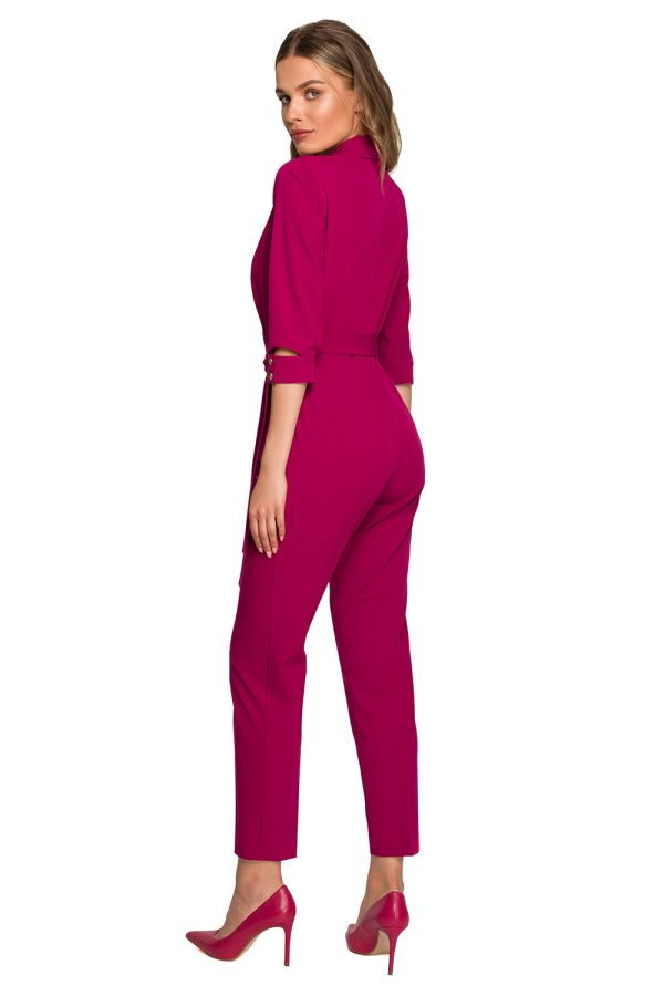 Violet Suit in Playsuits For Women with Spandex, Polyester and Viscose