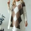 953371 Multicolor Turtleneck in Sweaters, Pullovers, Jumpers, Turtlenecks, Boleros, Shrugs with Acrylic, Polyamide, Polyester and Wool