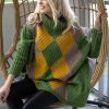 953373 Multicolor Turtleneck in Sweaters, Pullovers, Jumpers, Turtlenecks, Boleros, Shrugs with Acrylic, Polyamide, Polyester and Wool