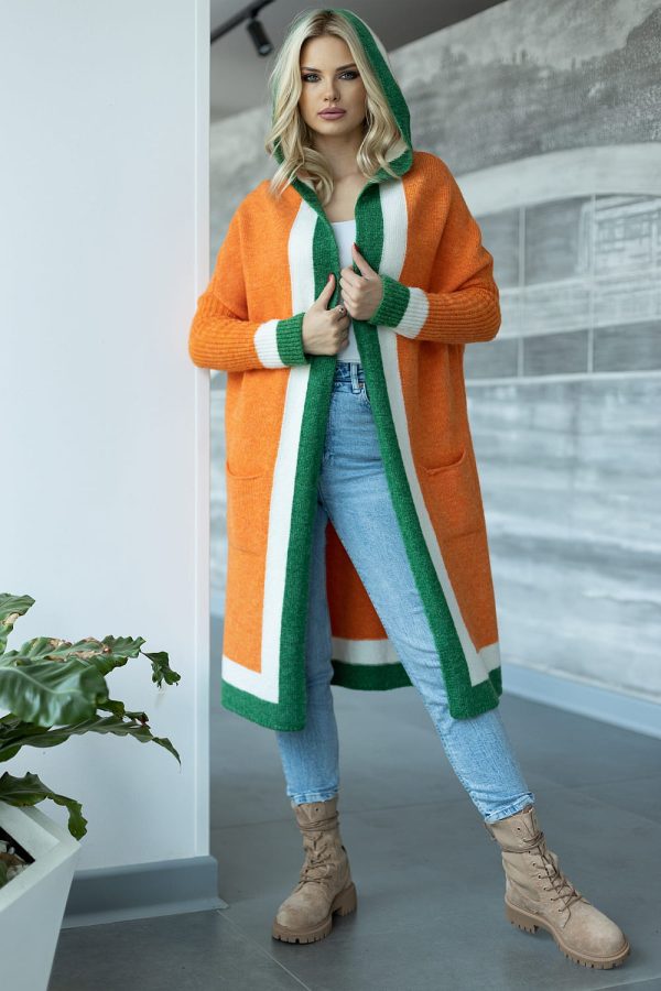Multicolor Cardigan in Cardigans For Women, Ponchos with Acrylic, Polyamide, Polyester and Wool