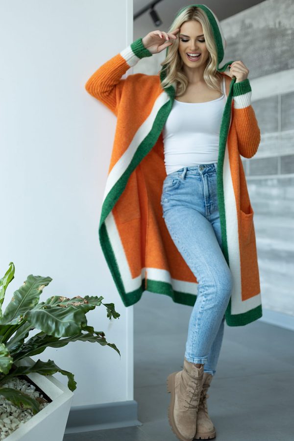 Multicolor Cardigan in Cardigans For Women, Ponchos with Acrylic, Polyamide, Polyester and Wool