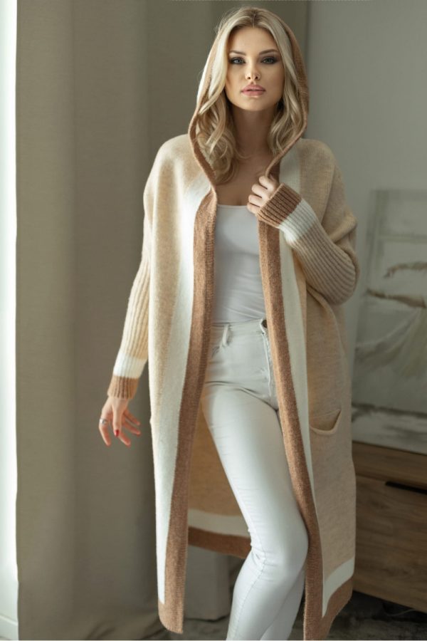 Multicolor Cardigan in Cardigans For Women, Ponchos with Acrylic, Polyamide, Polyester and Wool