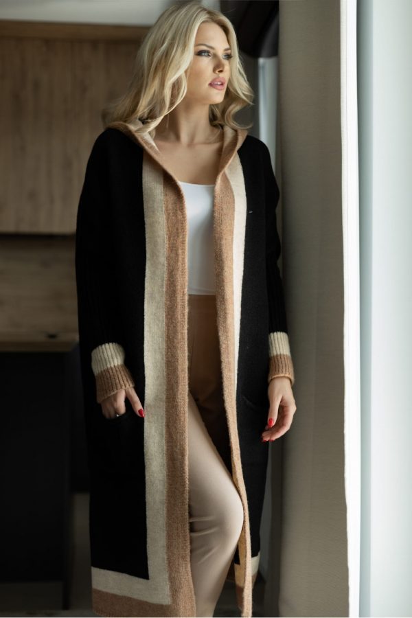 Multicolor Cardigan in Cardigans For Women, Ponchos with Acrylic, Polyamide, Polyester and Wool
