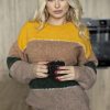 953395 Multicolor Jumper in Sweaters, Pullovers, Jumpers, Turtlenecks, Boleros, Shrugs with Acrylic, Polyamide, Polyester and Wool