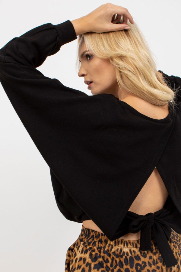Black Jumper in Sweaters, Pullovers, Jumpers, Turtlenecks, Boleros, Shrugs with Acrylic and Spandex
