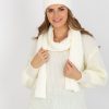 Beige Set in Caps & Hats For Women with Acrylic